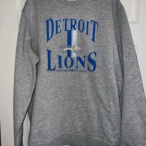 Detroit Lions Gray Sweatshirt